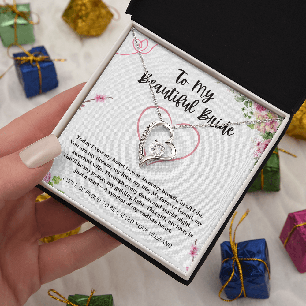 Wedding Day Gift For Bride From Groom, Forever Love Jewelry For Bride From Groom, Wedding gift From Groom, Wedding Gift For Bride