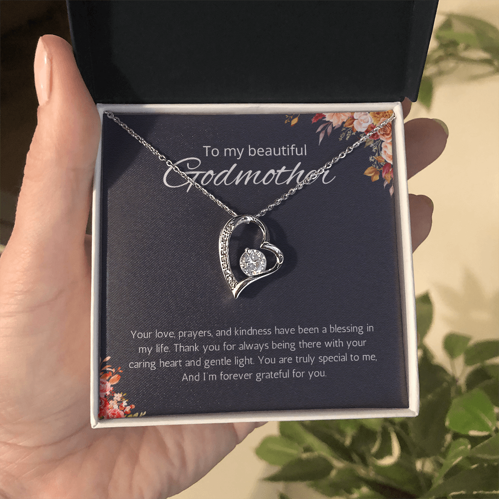 Granddaughter Gift Necklace for Birthday Graduation Forever Love Jewelry from Grandpa Grandma
