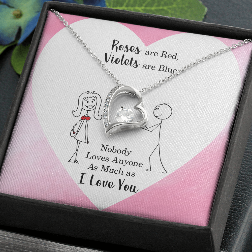 Soulmate Gift Necklace, Birthday Gift Necklace For Girlfriend, Soulmate, Wife, Valentines Day, Anniversary Gift Jewelry Forever Love Necklace