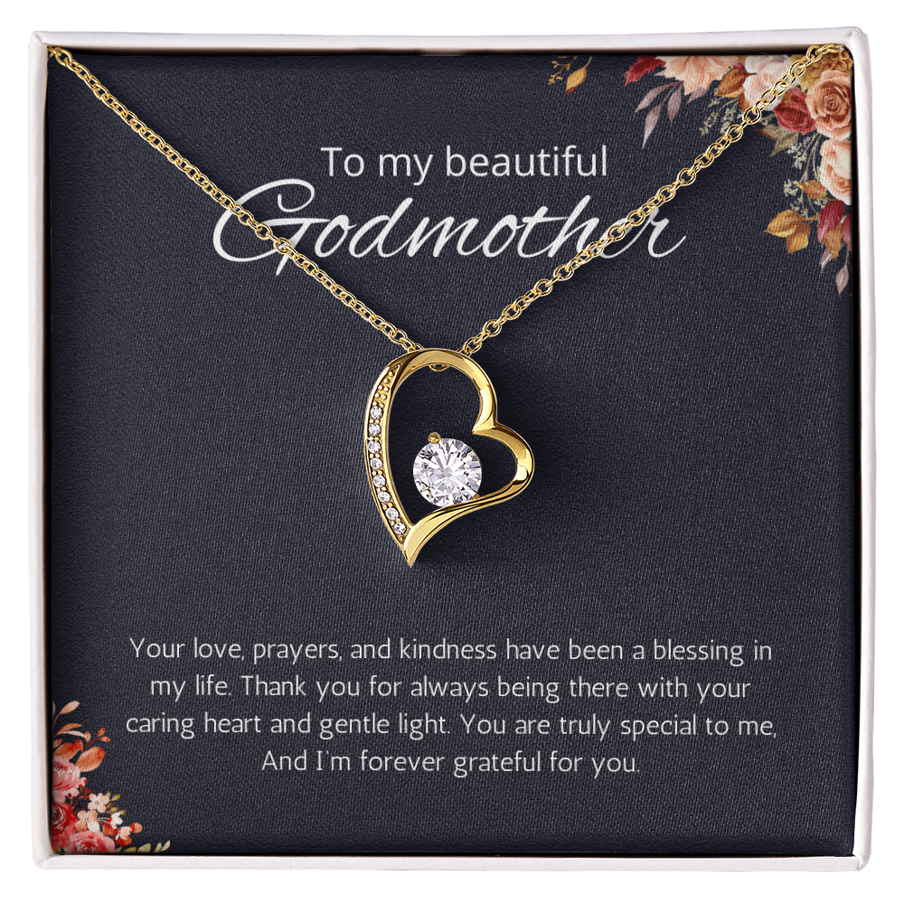 Granddaughter Gift Necklace for Birthday Graduation Forever Love Jewelry from Grandpa Grandma
