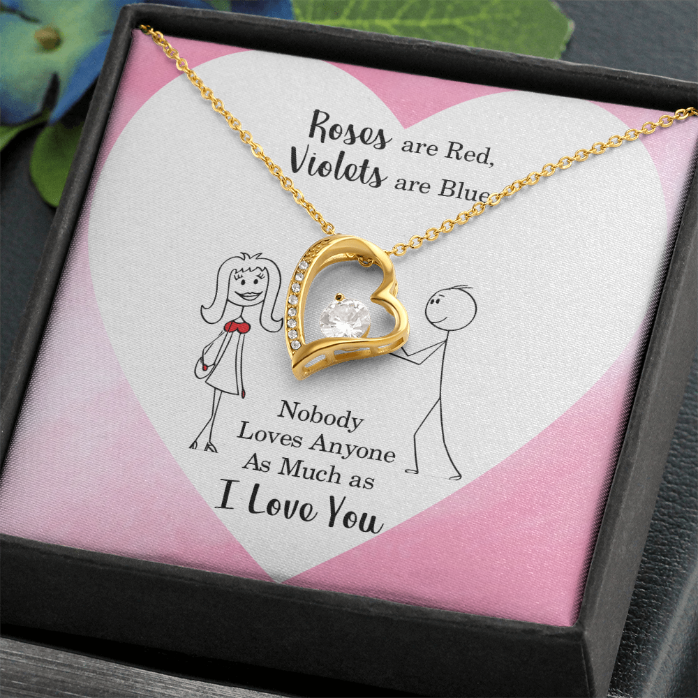 Soulmate Gift Necklace, Birthday Gift Necklace For Girlfriend, Soulmate, Wife, Valentines Day, Anniversary Gift Jewelry Forever Love Necklace
