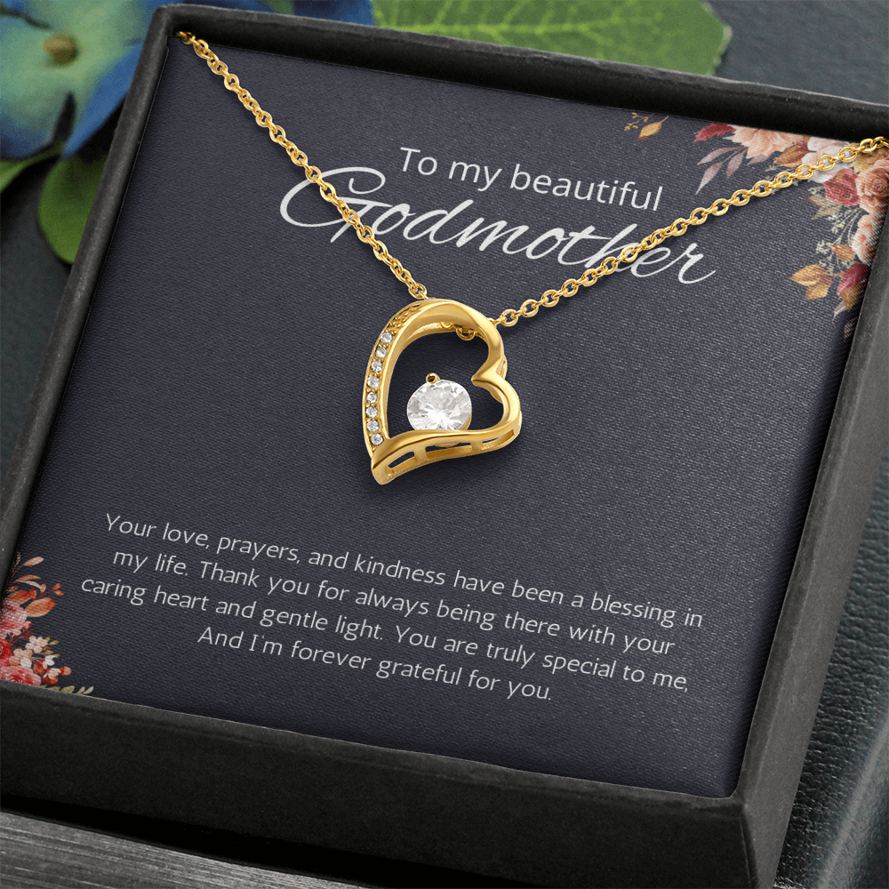 Granddaughter Gift Necklace for Birthday Graduation Forever Love Jewelry from Grandpa Grandma