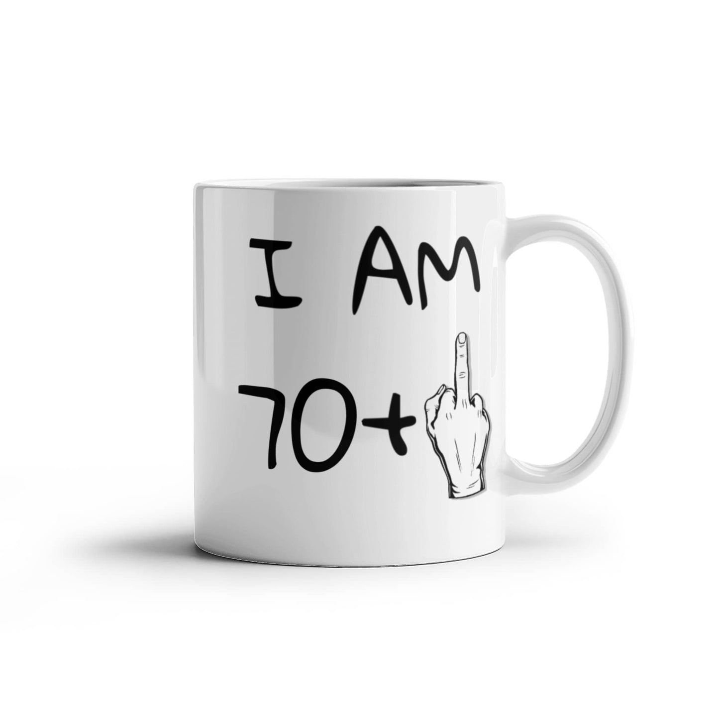 71st Birthday Coffee Mug, I Am 70+1, Grandma, Grandpa, Dad, mom, Birthday Mug- White Porcelain Coffee Mug 11 Oz Funny Quotes Coffee Mug