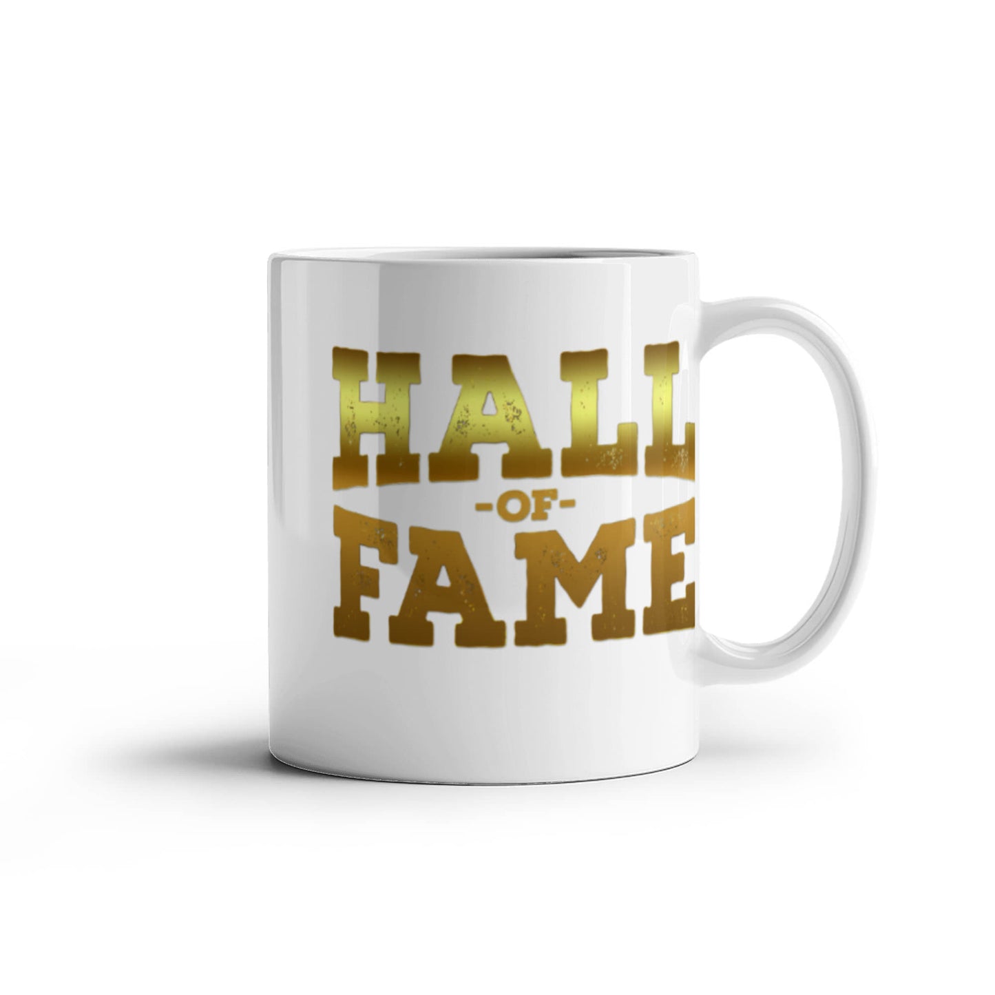 Sports lovers mugs, Hall of Fame - Funny White Porcelain Coffee 11 oz