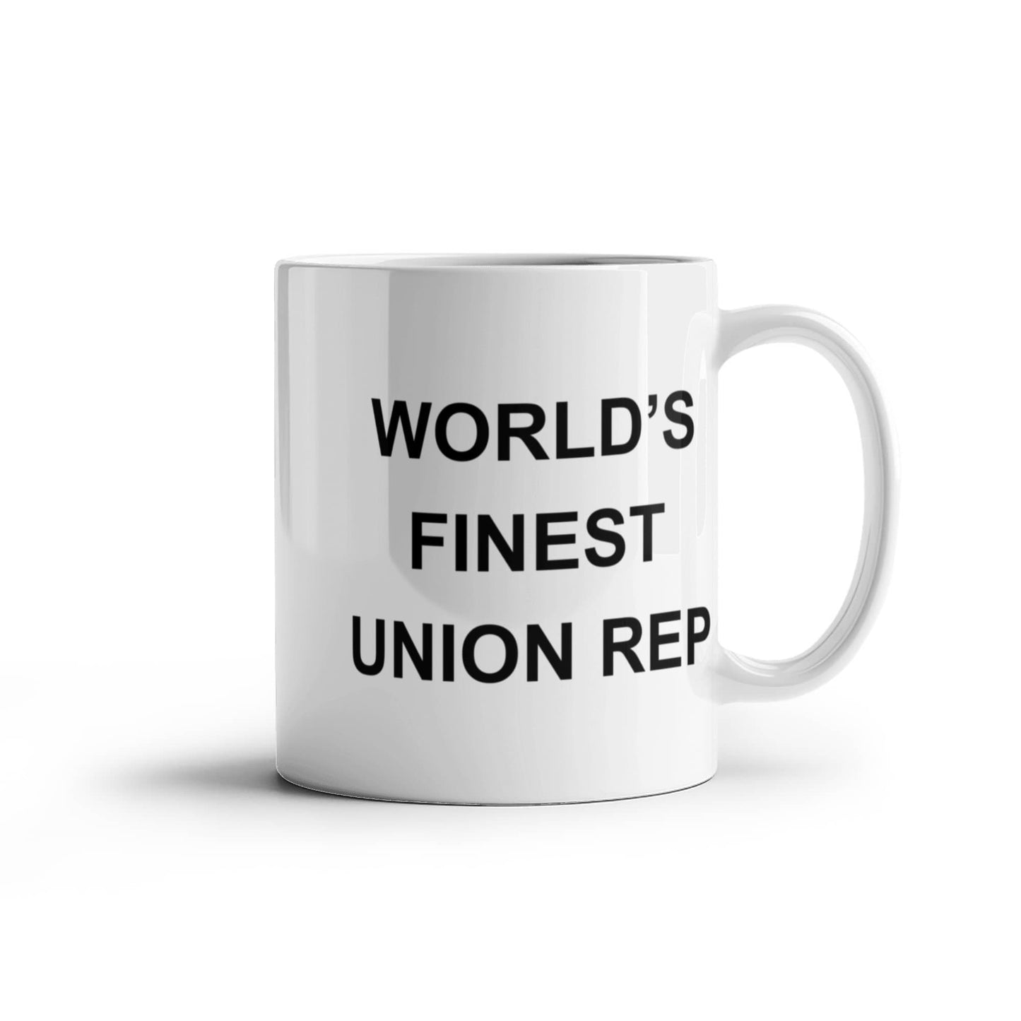 World's Finest Union rep - Gifts for Union rep - Porcelain White Funny Coffee Mug & Coffee Cup Gifts 11 OZ - Funny Inspirational and Sarcasm, Gifts Id