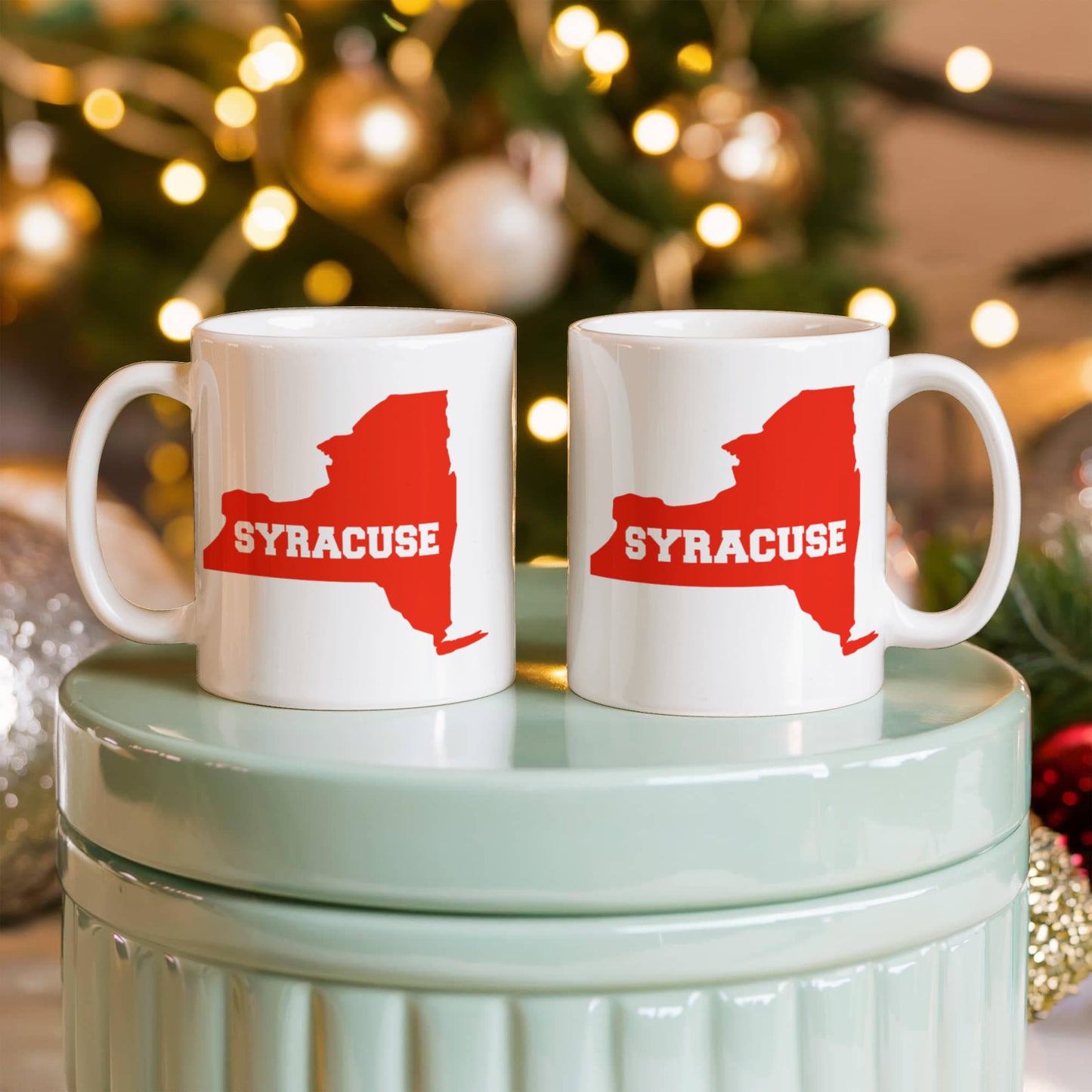 I Am From New York Personalized Syracuse City Gift Coffee mug-White Porcelain Coffee Mug 11 oz