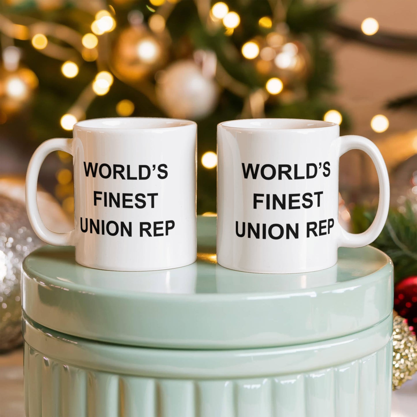 World's Finest Union rep - Gifts for Union rep - Porcelain White Funny Coffee Mug & Coffee Cup Gifts 11 OZ - Funny Inspirational and Sarcasm, Gifts Id