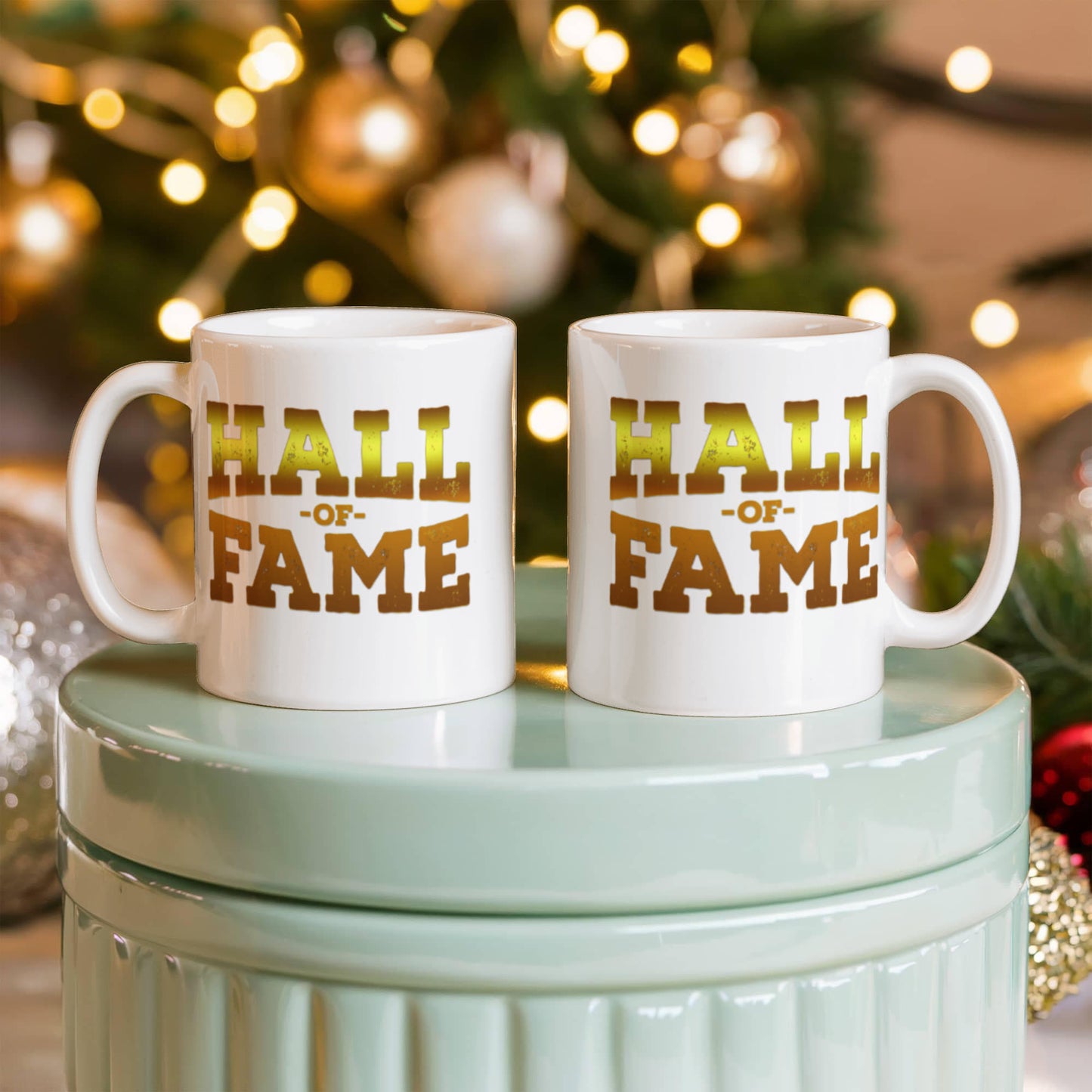 Sports lovers mugs, Hall of Fame - Funny White Porcelain Coffee 11 oz