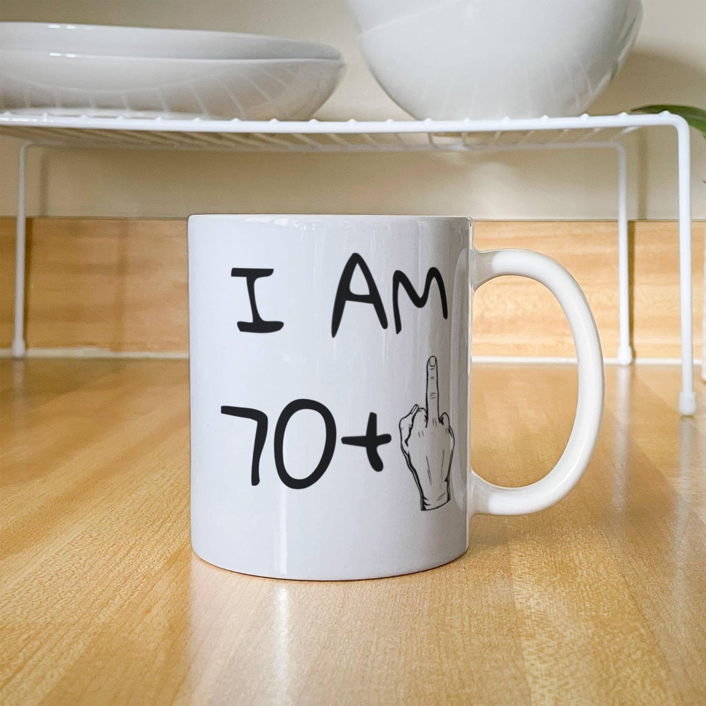 71st Birthday Coffee Mug, I Am 70+1, Grandma, Grandpa, Dad, mom, Birthday Mug- White Porcelain Coffee Mug 11 Oz Funny Quotes Coffee Mug