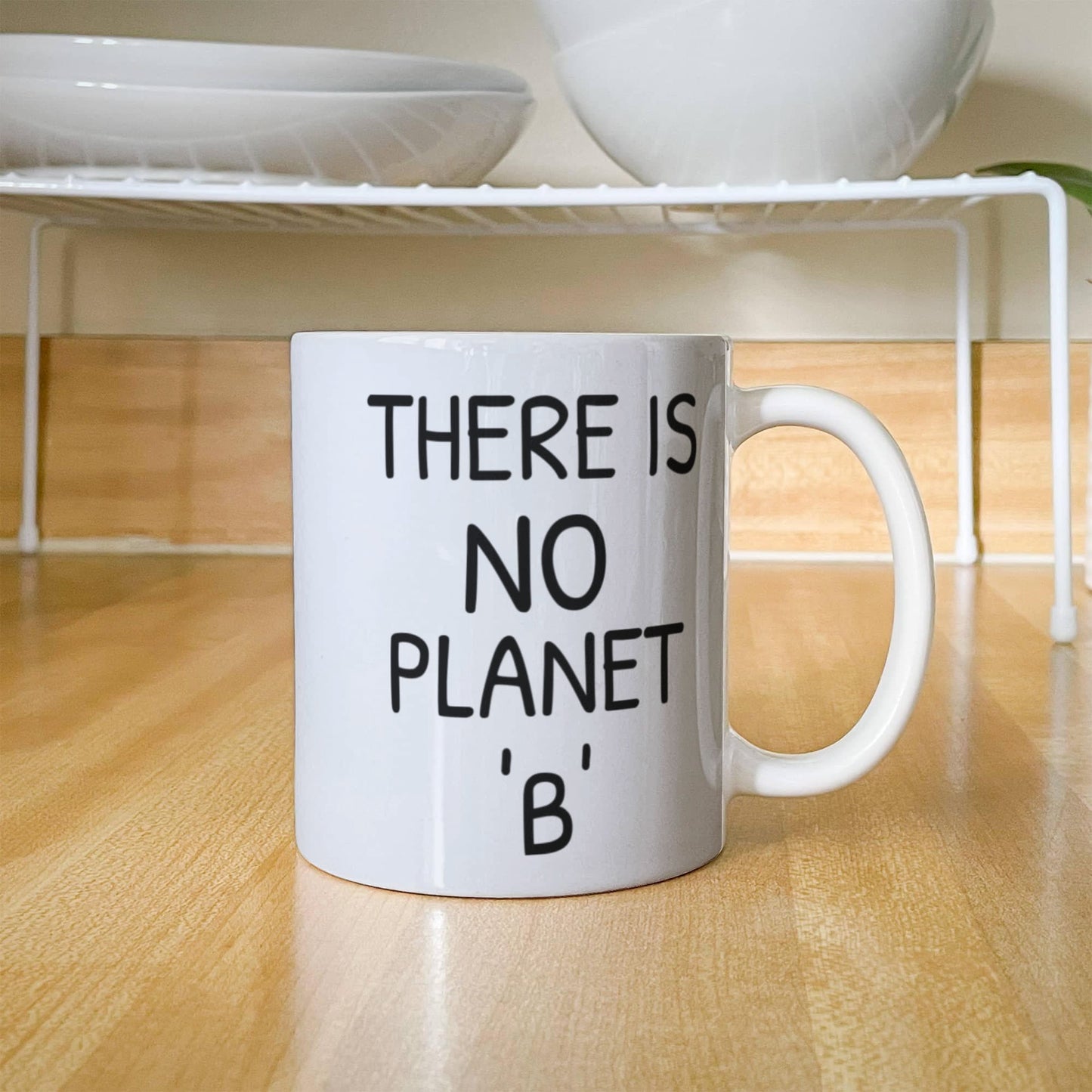 Save Planet Coffee Mug, There Is No Planet B, Save Earth Mug, environmental activist mug- White Porcelain Coffee Mug 11 Oz Funny Quotes Coffee Mug