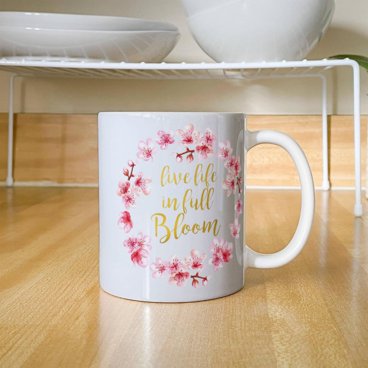 Proverbs Bible quotes, Live life in full bloom - White Coffee Mug Tea Cup 11 oz Gift