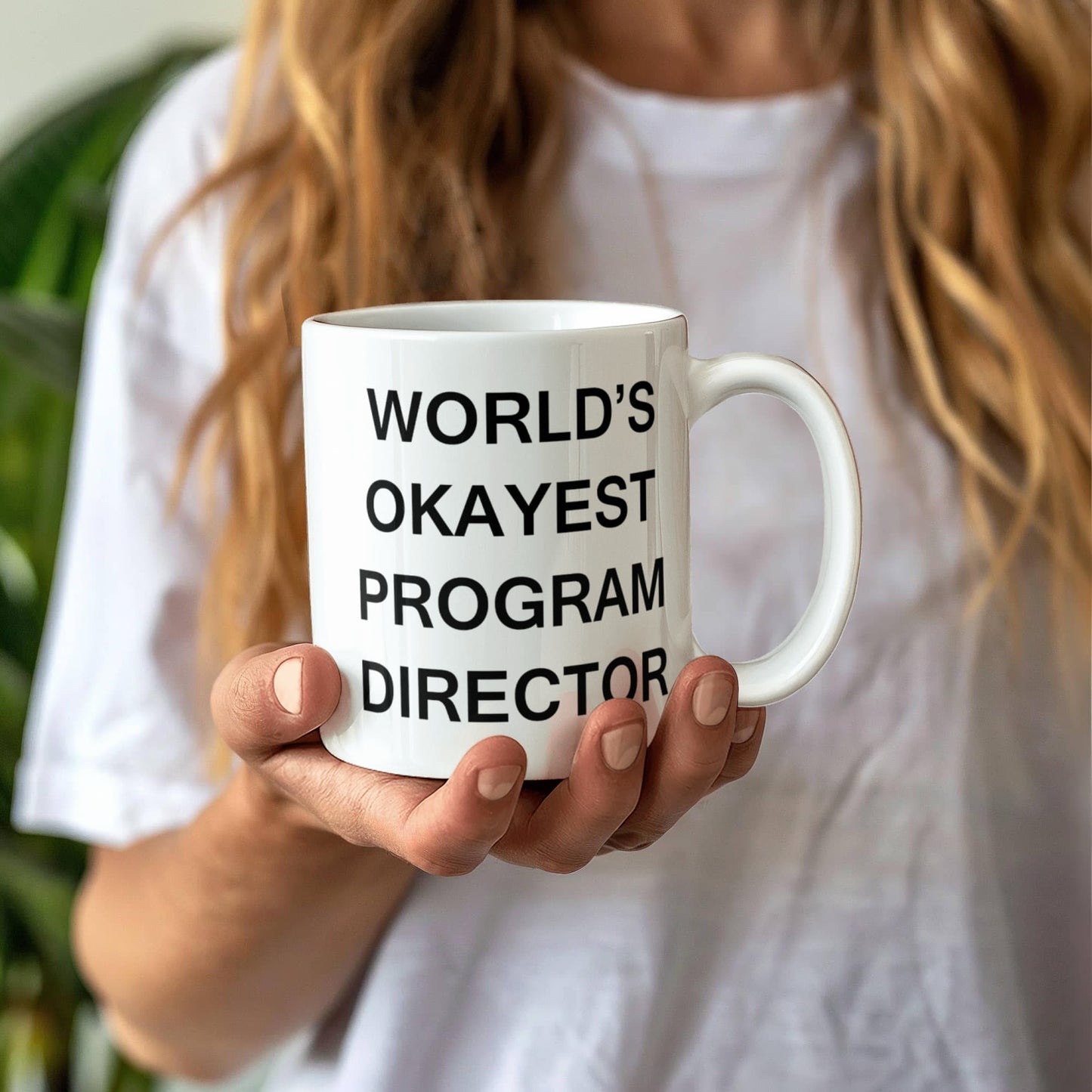 Program Director Gifts - World's Okayest Play Program - Birthday Gifts Ceramic Cup White, Funny Mugs Gift Ideas 11 Oz