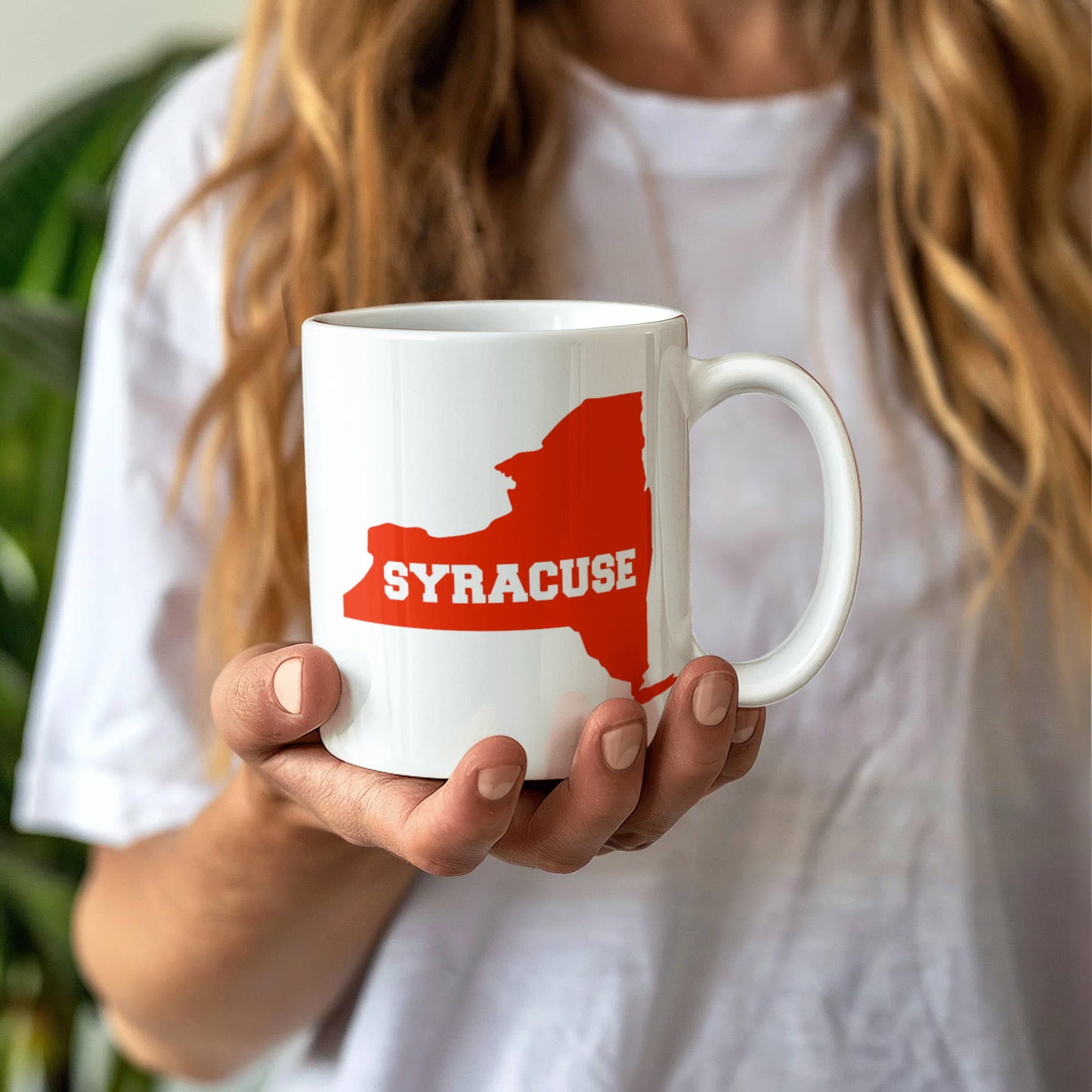I Am From New York Personalized Syracuse City Gift Coffee mug-White Porcelain Coffee Mug 11 oz