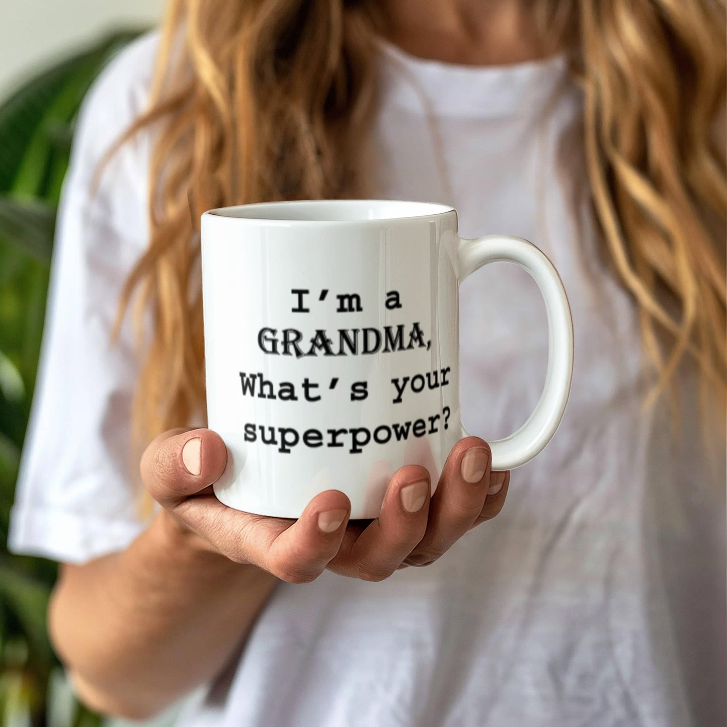 I'm a Grandma, What's your Superpower Coffee Mug Gift Cup Idea