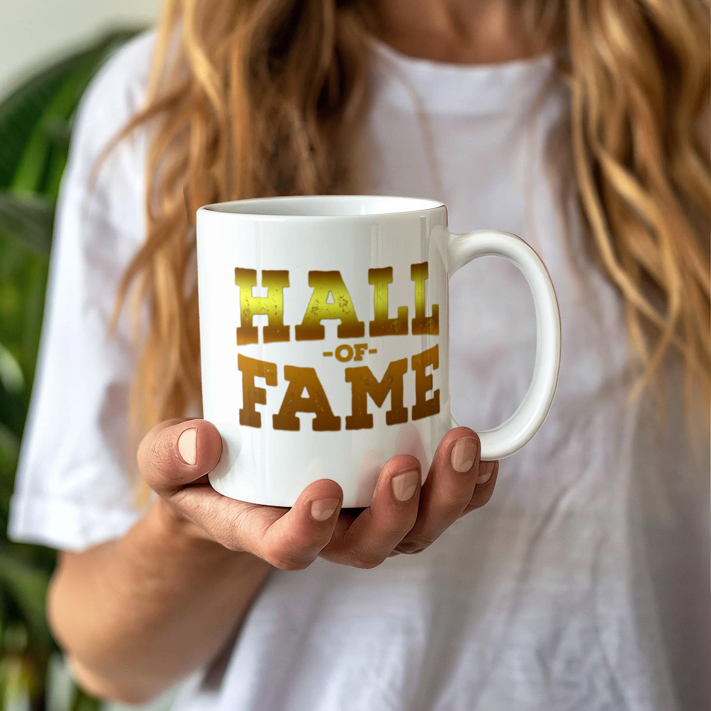 Sports lovers mugs, Hall of Fame - Funny White Porcelain Coffee 11 oz