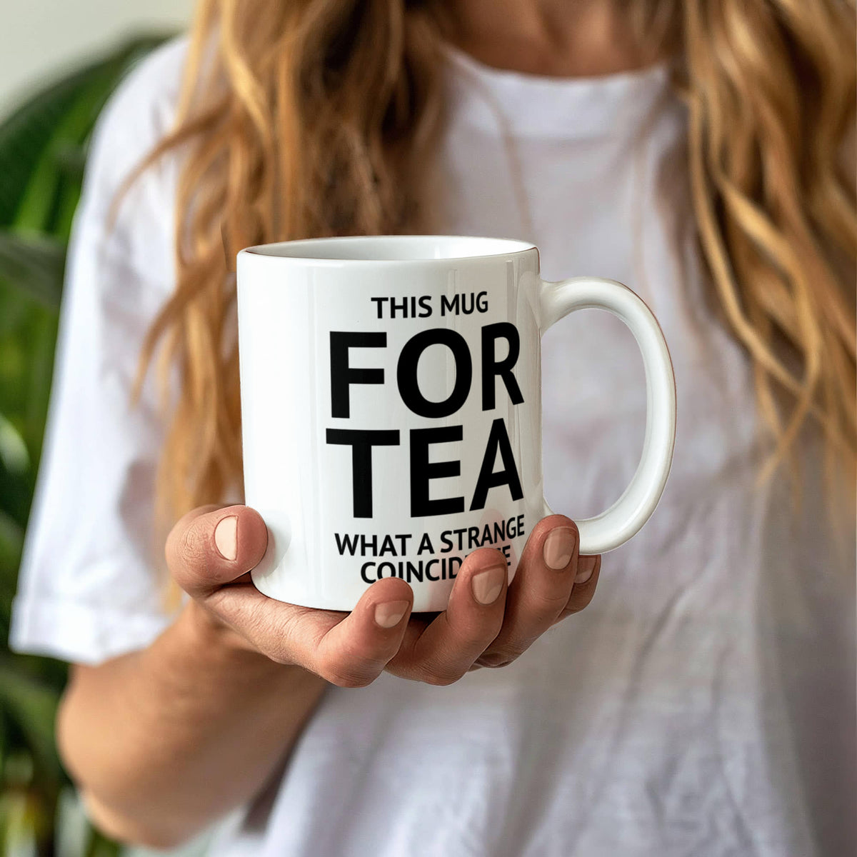40th BIRTHDAY GIFT Funny Tea Mug for Tea Drinker This mug is For Tea What a strange coincidence