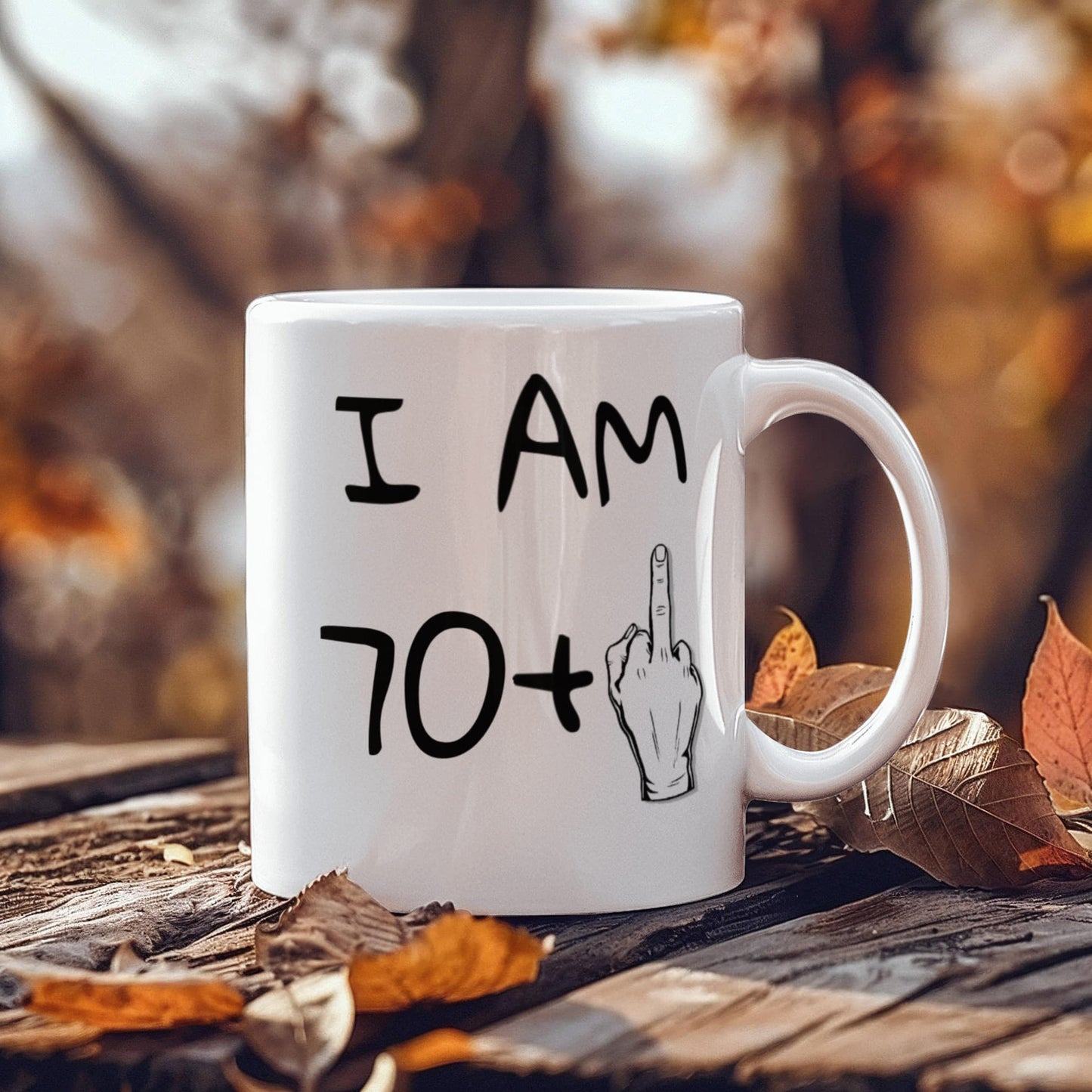 71st Birthday Coffee Mug, I Am 70+1, Grandma, Grandpa, Dad, mom, Birthday Mug- White Porcelain Coffee Mug 11 Oz Funny Quotes Coffee Mug