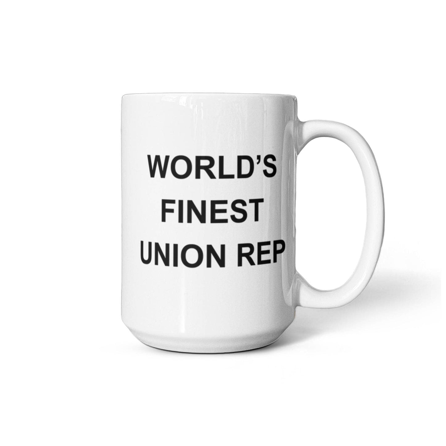 World's Finest Union rep - Gifts for Union rep - Porcelain White Funny Coffee Mug & Coffee Cup Gifts 11 OZ - Funny Inspirational and Sarcasm, Gifts Id