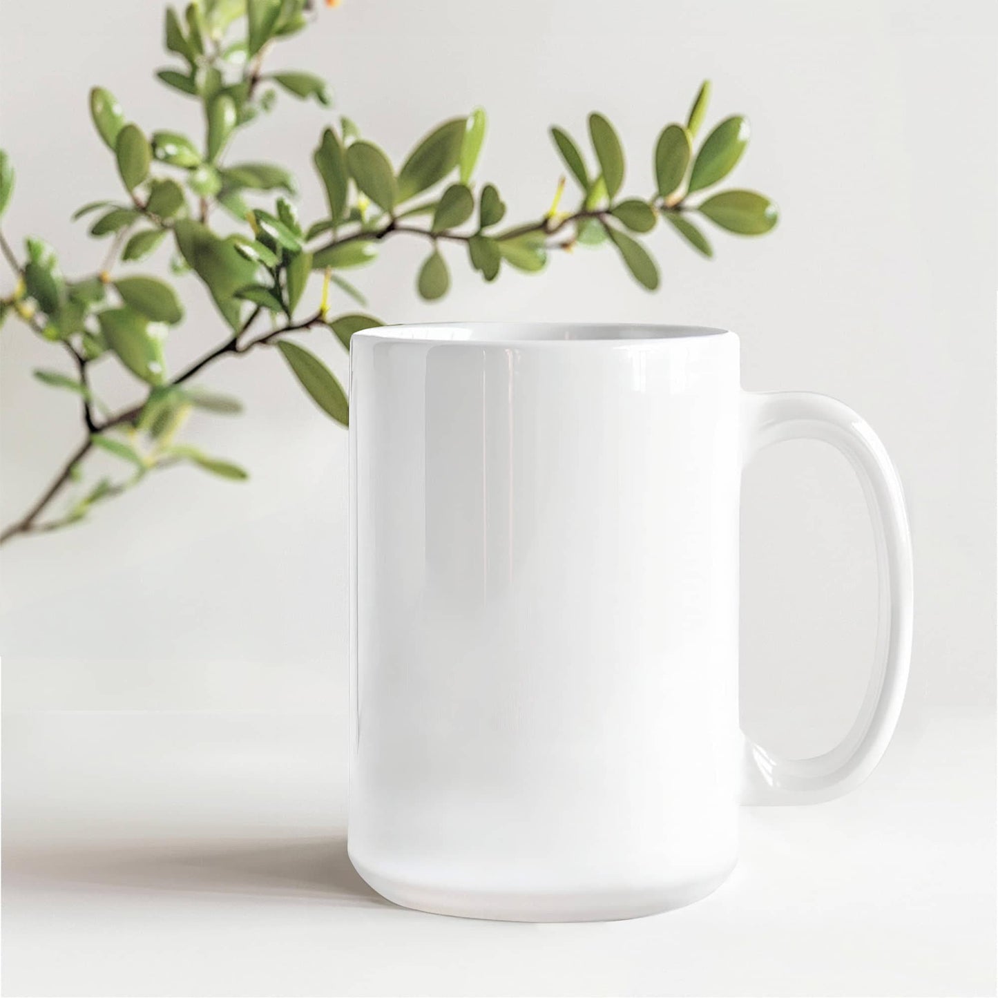 Wake Duh Fuh Cup, Funny Morning Coffee Mug- White Porcelain Coffee Mug 11 Oz Funny Quotes Coffee Mug