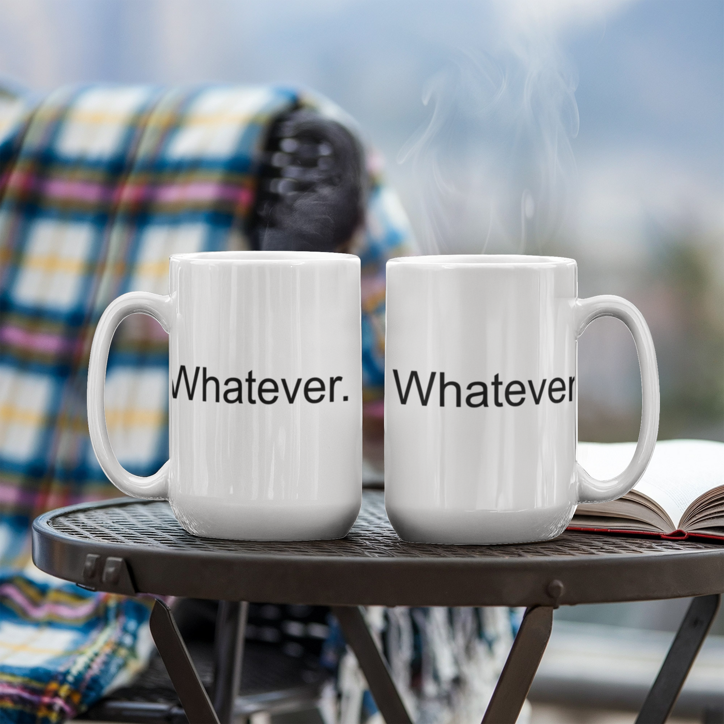 Whatever Coffee Mug-Funny Christmas Gifts - Porcelain Coffee Mug Cute Cool Ceramic Cup Black, Best Office Tea Mug & Birthday Gag Gifts 11 oz