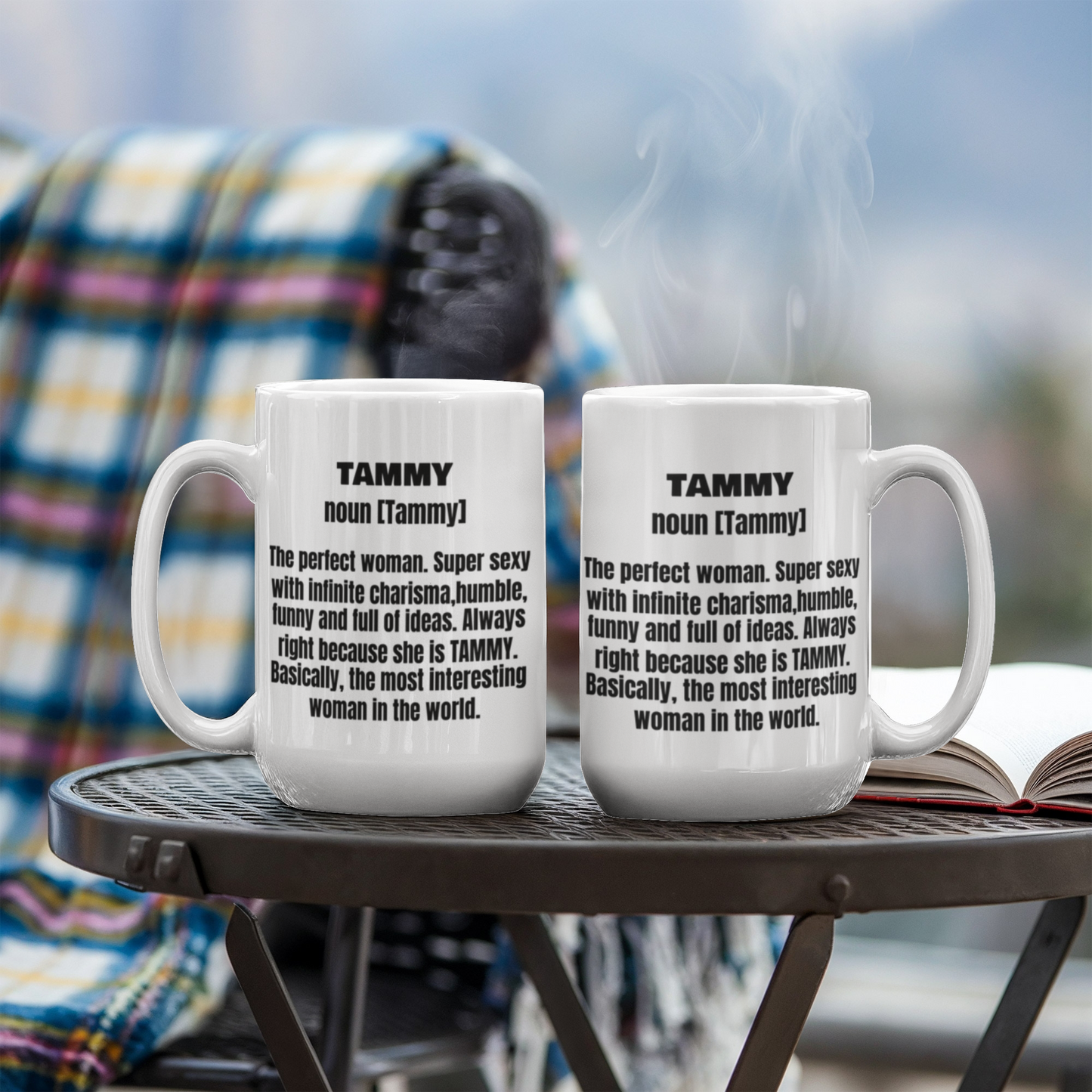 Tammy First Name Adult Definition - Funny White Porcelain Coffee Mug Cute Ceramic Cup 11 oz