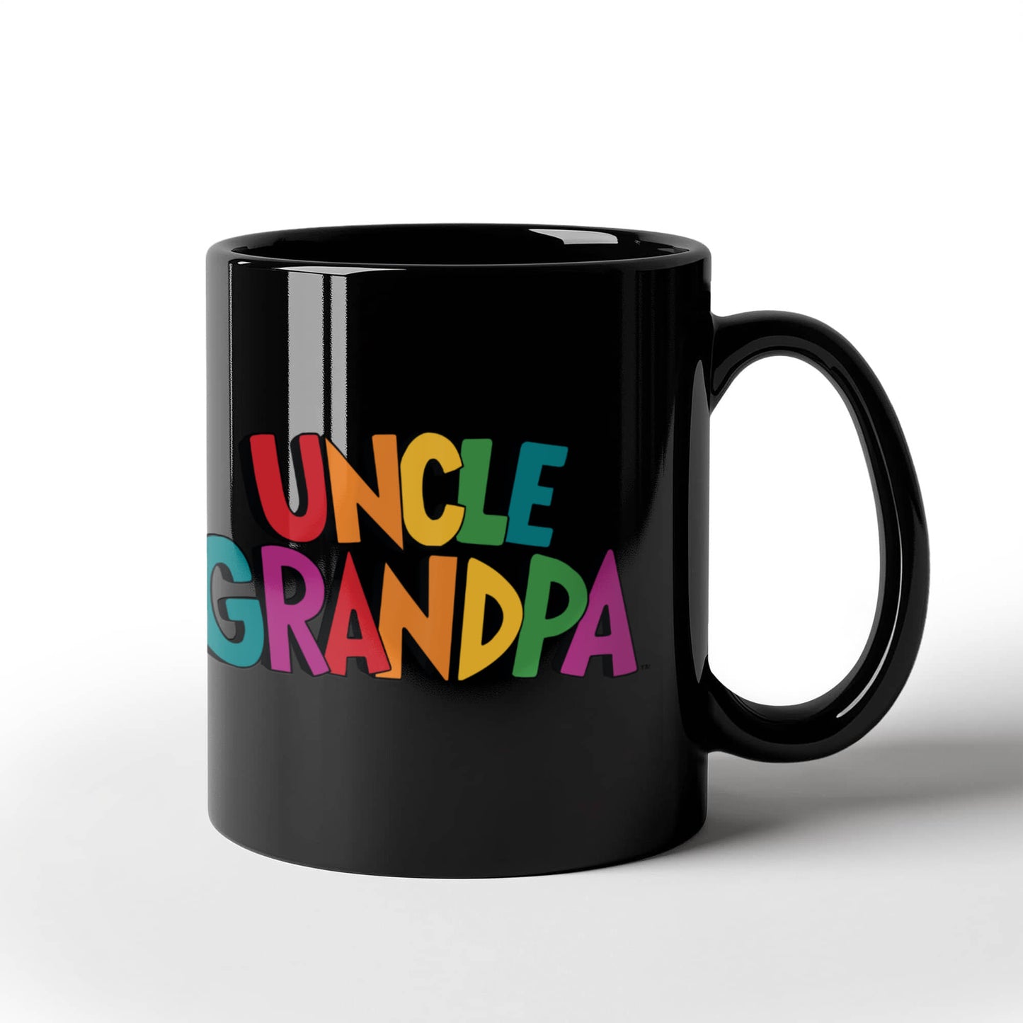 UNCLE GRANDPA Coffee Mug - Black Porcelain Coffee Cup,Premium 11 oz
