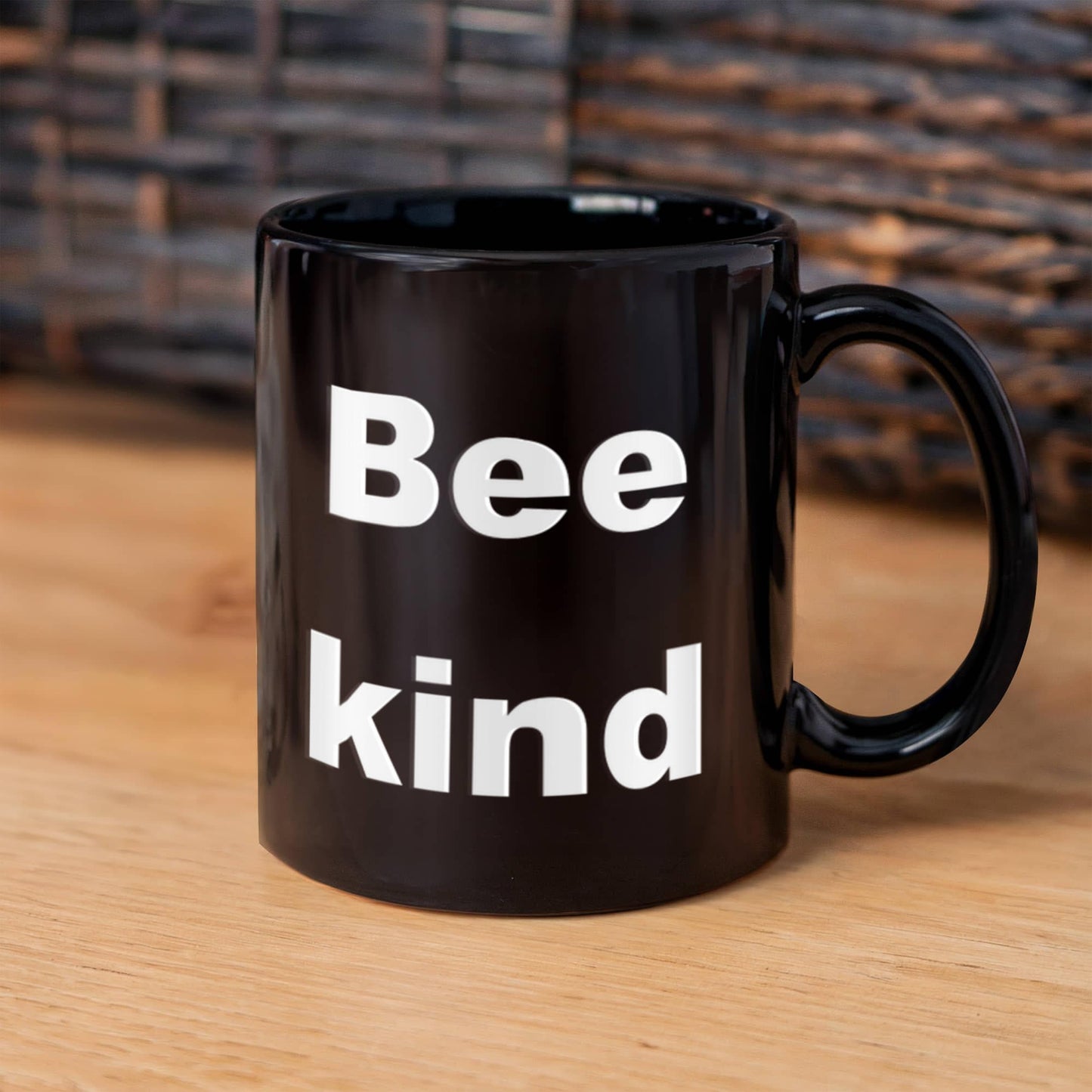 Beekeeper Gift Coffee mug, Bee Kind - Black Coffee Mug 11 oz