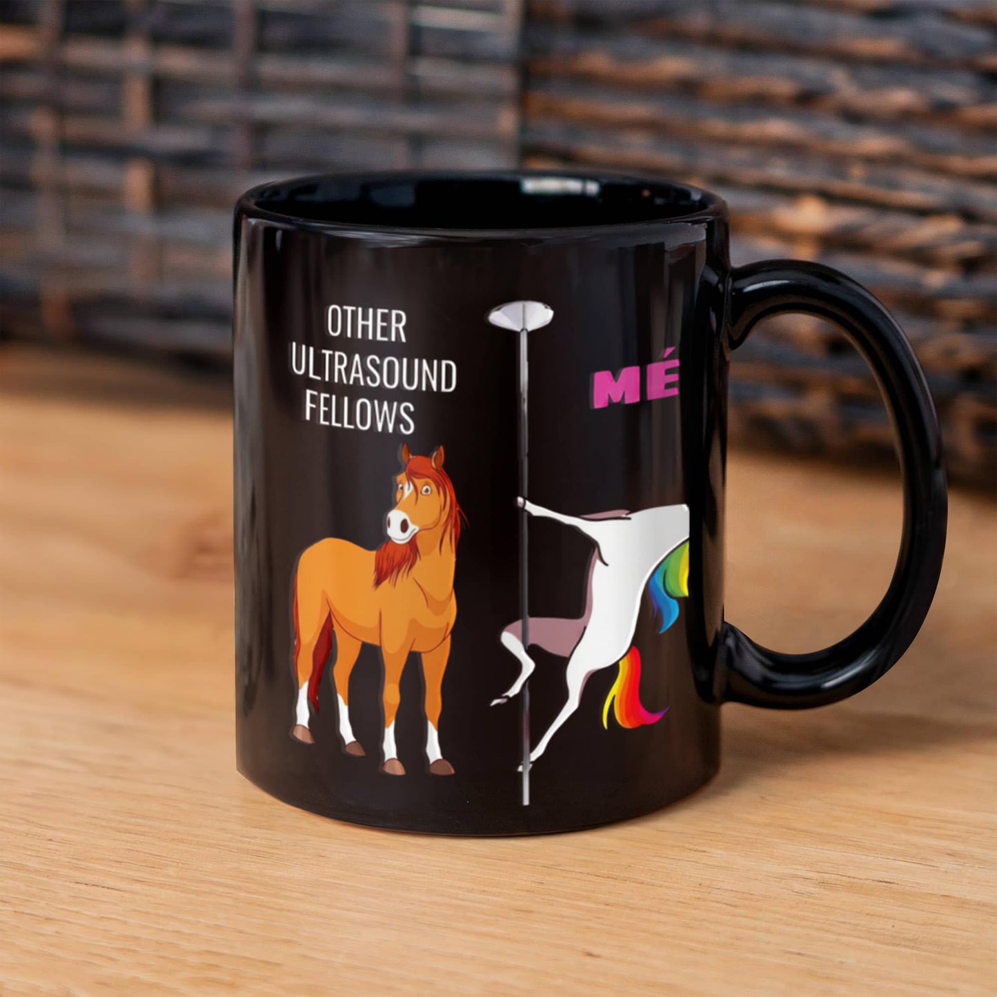 Other Ultrasound Fellows gift for women - other ultrasound fellows unicorn coffee mug - black porcelain coffee 11 oz for grandma, mom, sister, best fr