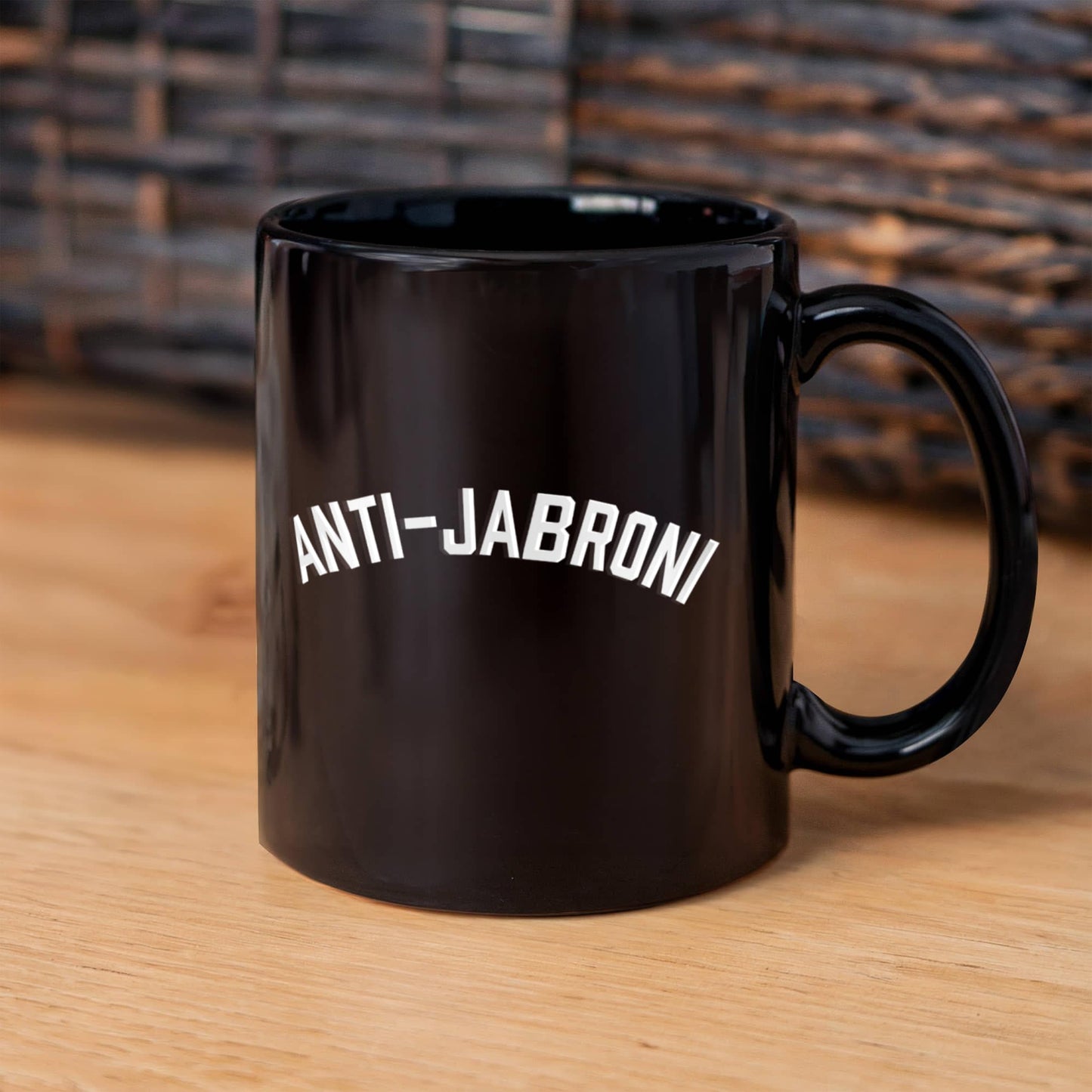 Beard Lovers Coffee Cups, Anti Jabroni - Black Coffee Mug Porcelain Tea Cup 11 oz - Great Gift