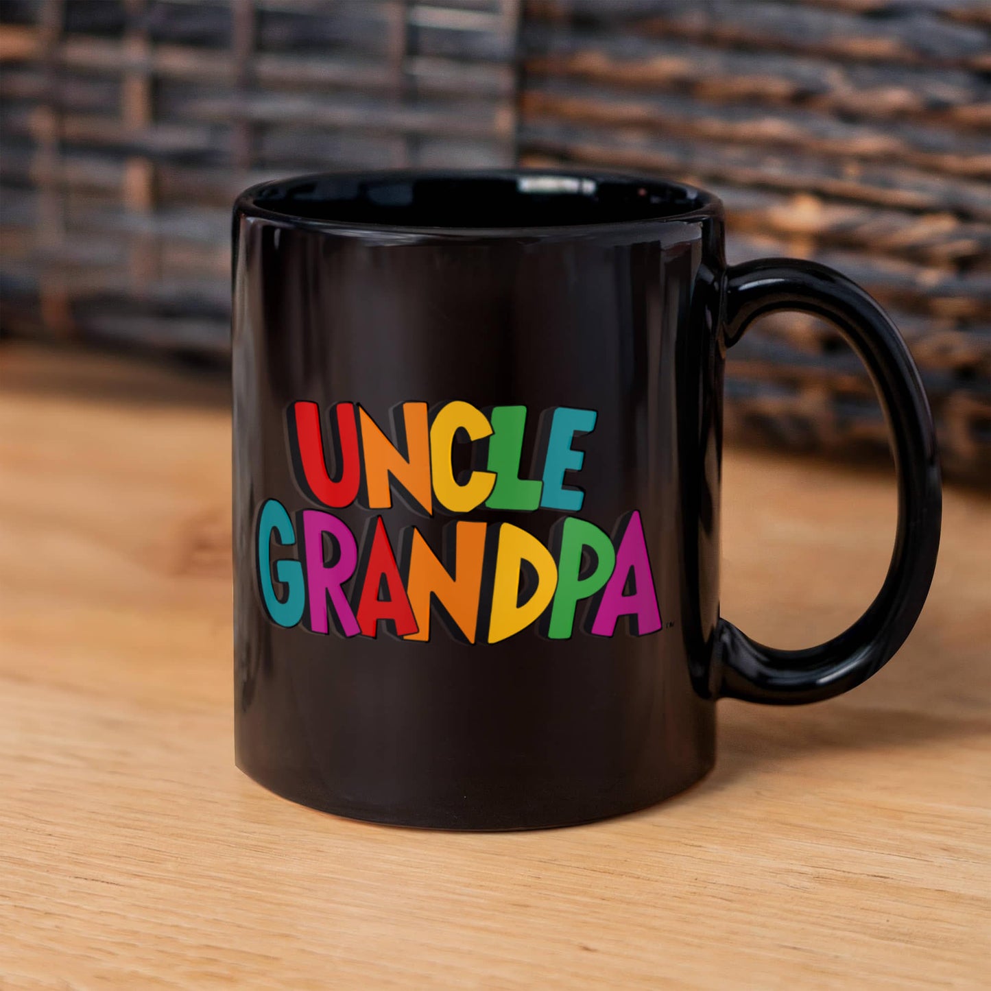UNCLE GRANDPA Coffee Mug - Black Porcelain Coffee Cup,Premium 11 oz