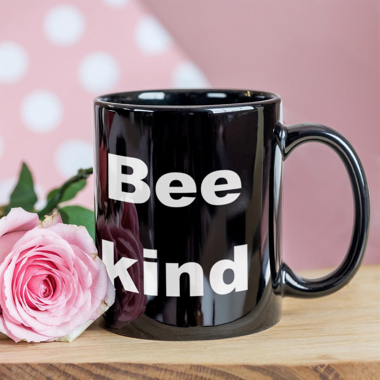 Beekeeper Gift Coffee mug, Bee Kind - Black Coffee Mug 11 oz