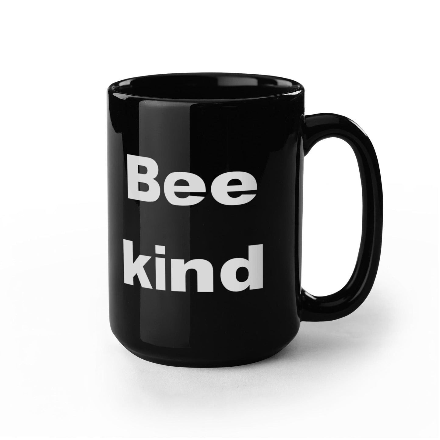 Beekeeper Gift Coffee mug, Bee Kind - Black Coffee Mug 11 oz
