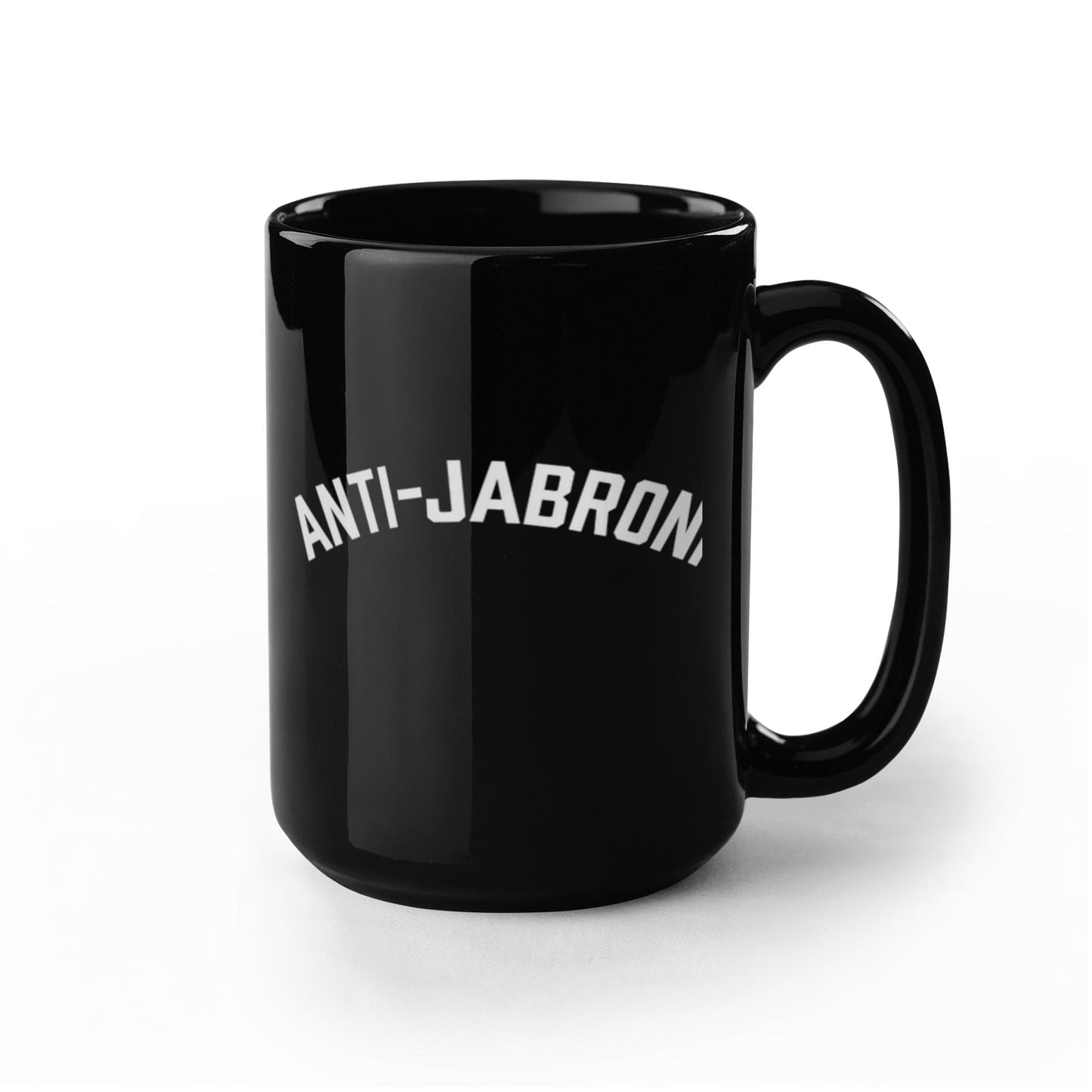 Beard Lovers Coffee Cups, Anti Jabroni - Black Coffee Mug Porcelain Tea Cup 11 oz - Great Gift