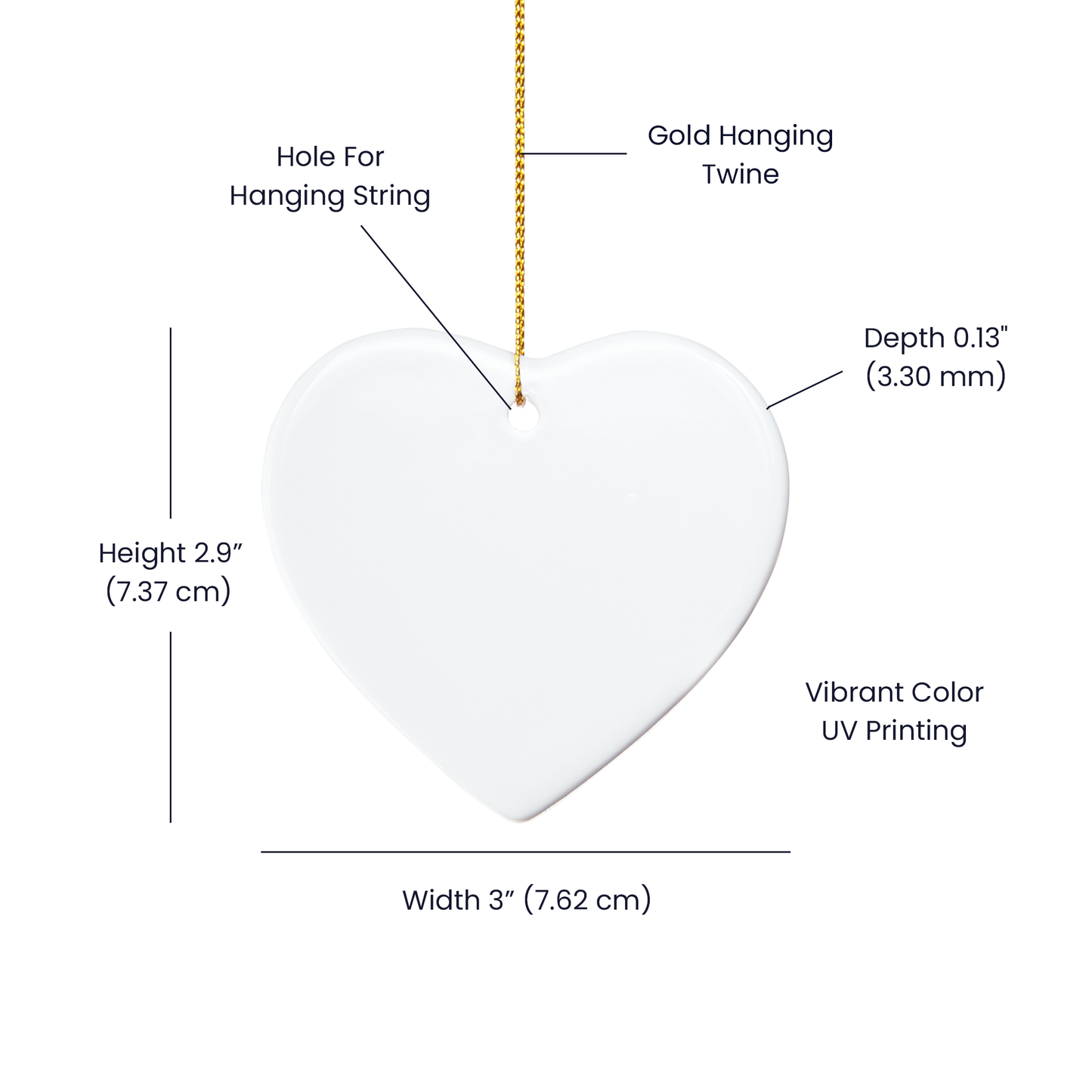 Personalized Baby's First Christmas Ornament Gift 2025, Ceramic Heart Christmas tree Ornament, Custom Name Gift For New Born Boy or Girl