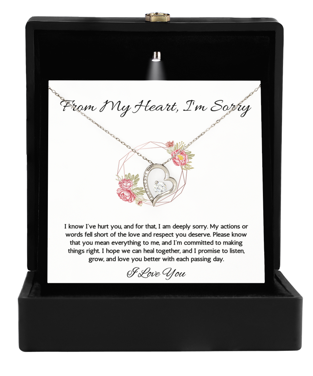 Sorry Gift Necklace, Apology Gift Necklace for Partner, Sorry Gift for Wife, Gift from Husband, Partner, I'm Sorry Gift for Wife
