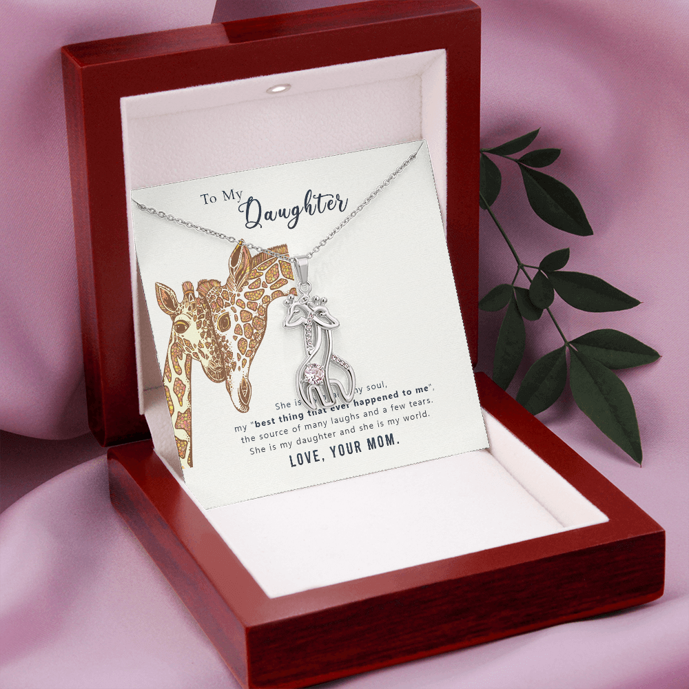 My Heart My Soul, Gift Necklace From Mom, Gift Necklace For Daughter, Birthday Gift Necklace For Daughter, Daughter Appreciation Gift Necklace