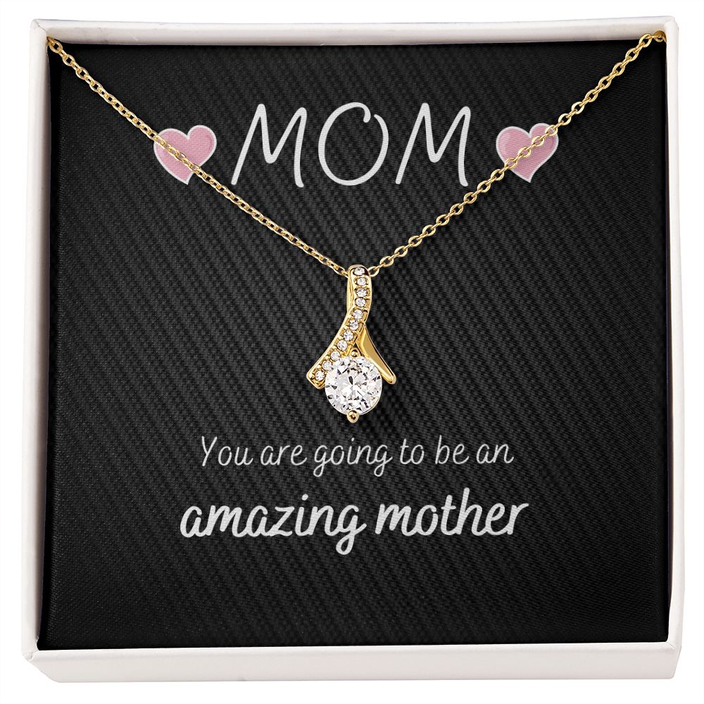 Mom Gift Necklace, To Be Mom Gift Necklace, Pregnancy Reveal Gift Necklace For Mom, Gift From Children, To Be Mom Gift Necklace, New Mom Gift Necklace