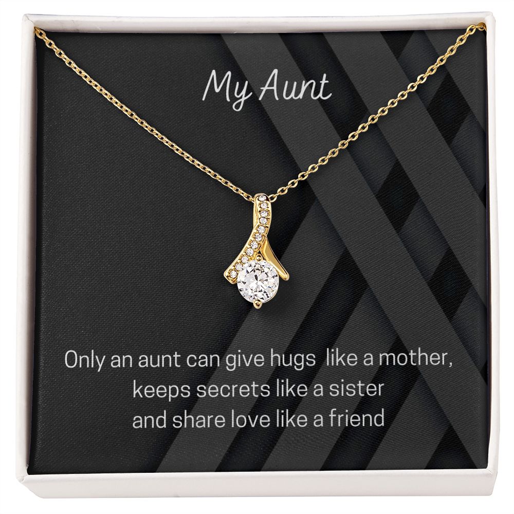Aunt Gift Necklace, Birthday Gift Necklace For Aunt, Auntie Gift Necklace, Christmas Gift Necklace, Gift From Niece, Aunt Birthday