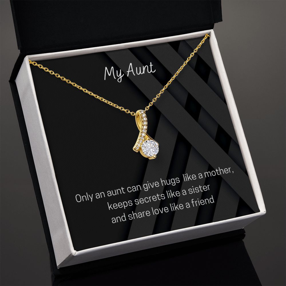 Aunt Gift Necklace, Birthday Gift Necklace For Aunt, Auntie Gift Necklace, Christmas Gift Necklace, Gift From Niece, Aunt Birthday