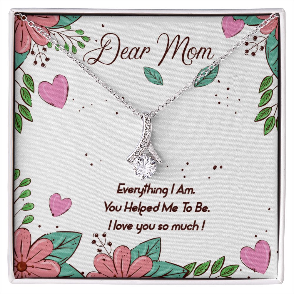Necklace Gift for Mom -Message Card Birthday Gifts for Best Mom - Jewelry Mom Gifts for Mothers Day