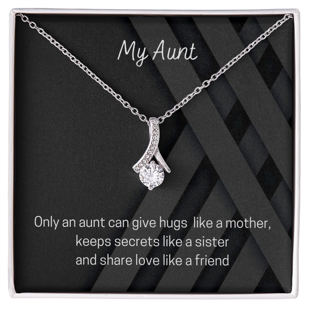 Aunt Gift Necklace, Birthday Gift Necklace For Aunt, Auntie Gift Necklace, Christmas Gift Necklace, Gift From Niece, Aunt Birthday