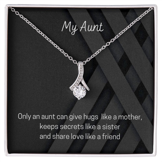 Aunt Gift Necklace, Birthday Gift Necklace For Aunt, Auntie Gift Necklace, Christmas Gift Necklace, Gift From Niece, Aunt Birthday