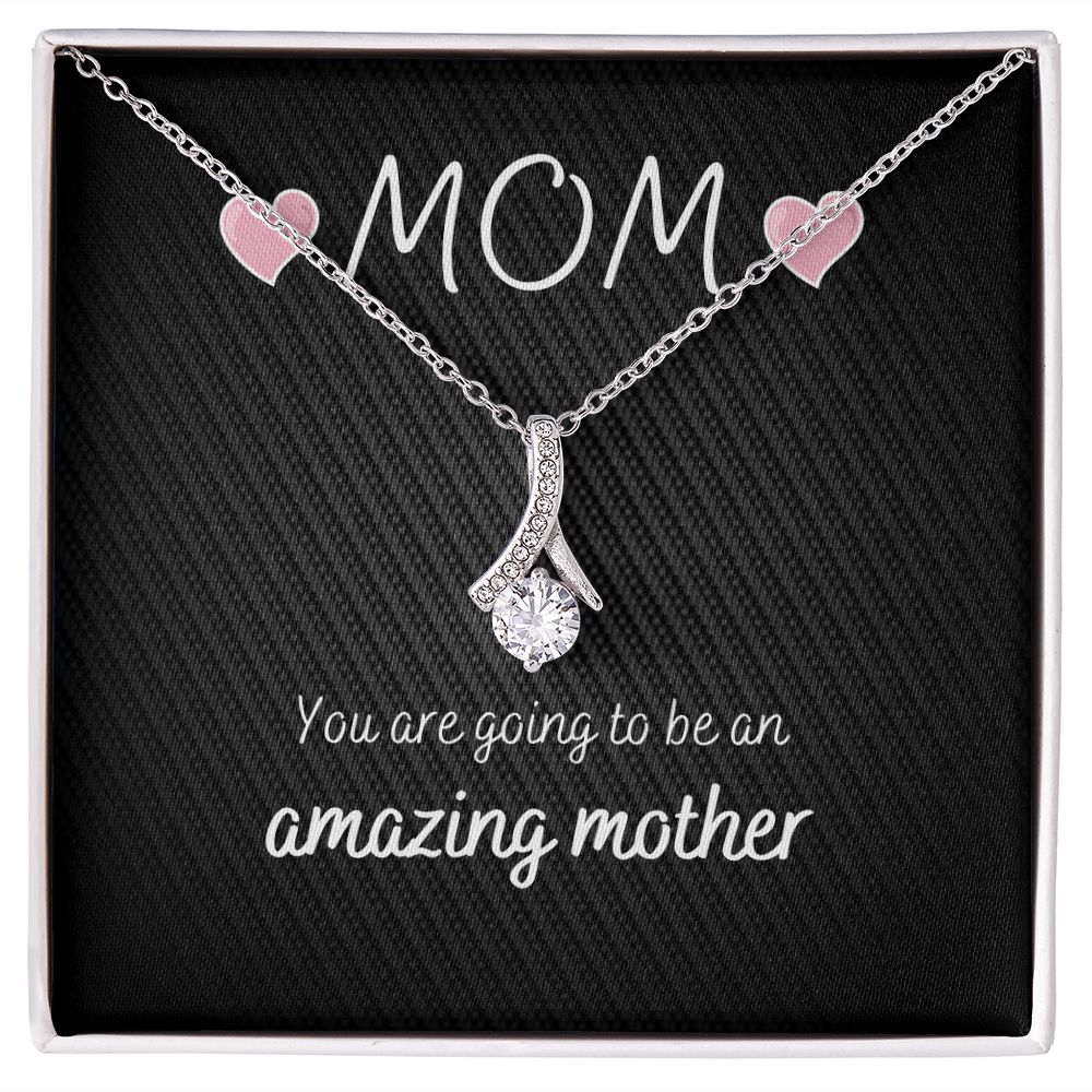 Mom Gift Necklace, To Be Mom Gift Necklace, Pregnancy Reveal Gift Necklace For Mom, Gift From Children, To Be Mom Gift Necklace, New Mom Gift Necklace