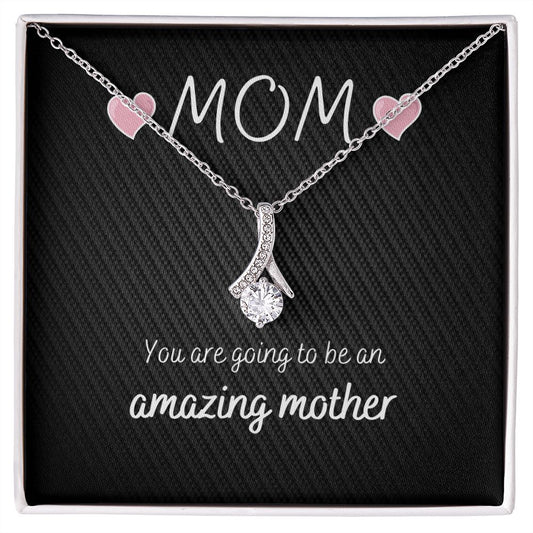 Mom Gift Necklace, To Be Mom Gift Necklace, Pregnancy Reveal Gift Necklace For Mom, Gift From Children, To Be Mom Gift Necklace, New Mom Gift Necklace