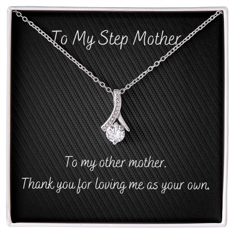 Stepmother Gift Necklace, Birthday Gift Necklace, Mothers Day Gift Necklace, Gift From Step Daughter, Step Son, Gift For Stepmother