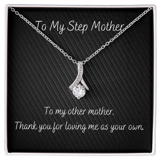 Stepmother Gift Necklace, Birthday Gift Necklace, Mothers Day Gift Necklace, Gift From Step Daughter, Step Son, Gift For Stepmother