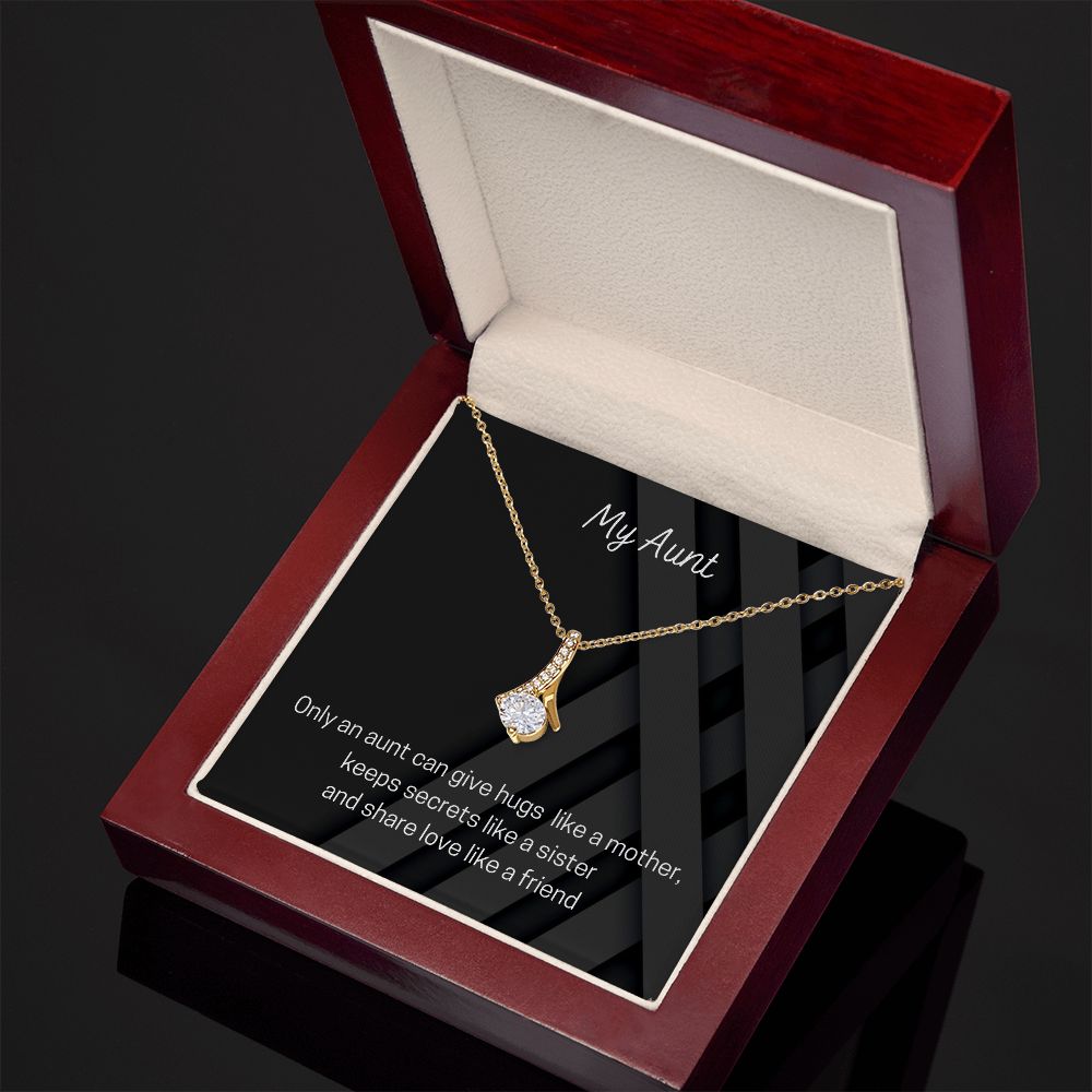 Aunt Gift Necklace, Birthday Gift Necklace For Aunt, Auntie Gift Necklace, Christmas Gift Necklace, Gift From Niece, Aunt Birthday