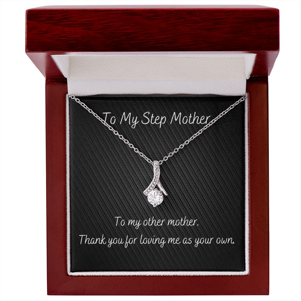 Stepmother Gift Necklace, Birthday Gift Necklace, Mothers Day Gift Necklace, Gift From Step Daughter, Step Son, Gift For Stepmother