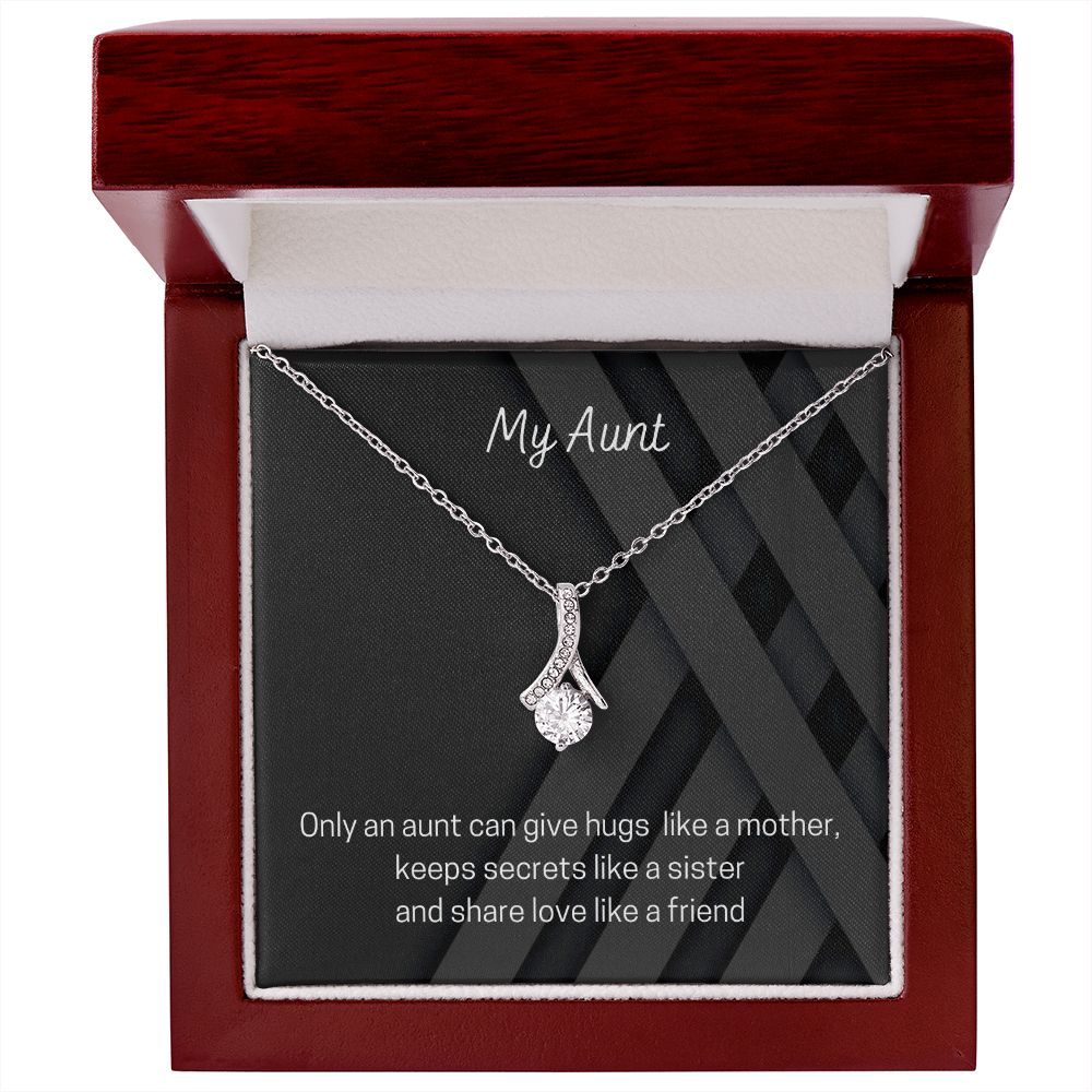Aunt Gift Necklace, Birthday Gift Necklace For Aunt, Auntie Gift Necklace, Christmas Gift Necklace, Gift From Niece, Aunt Birthday