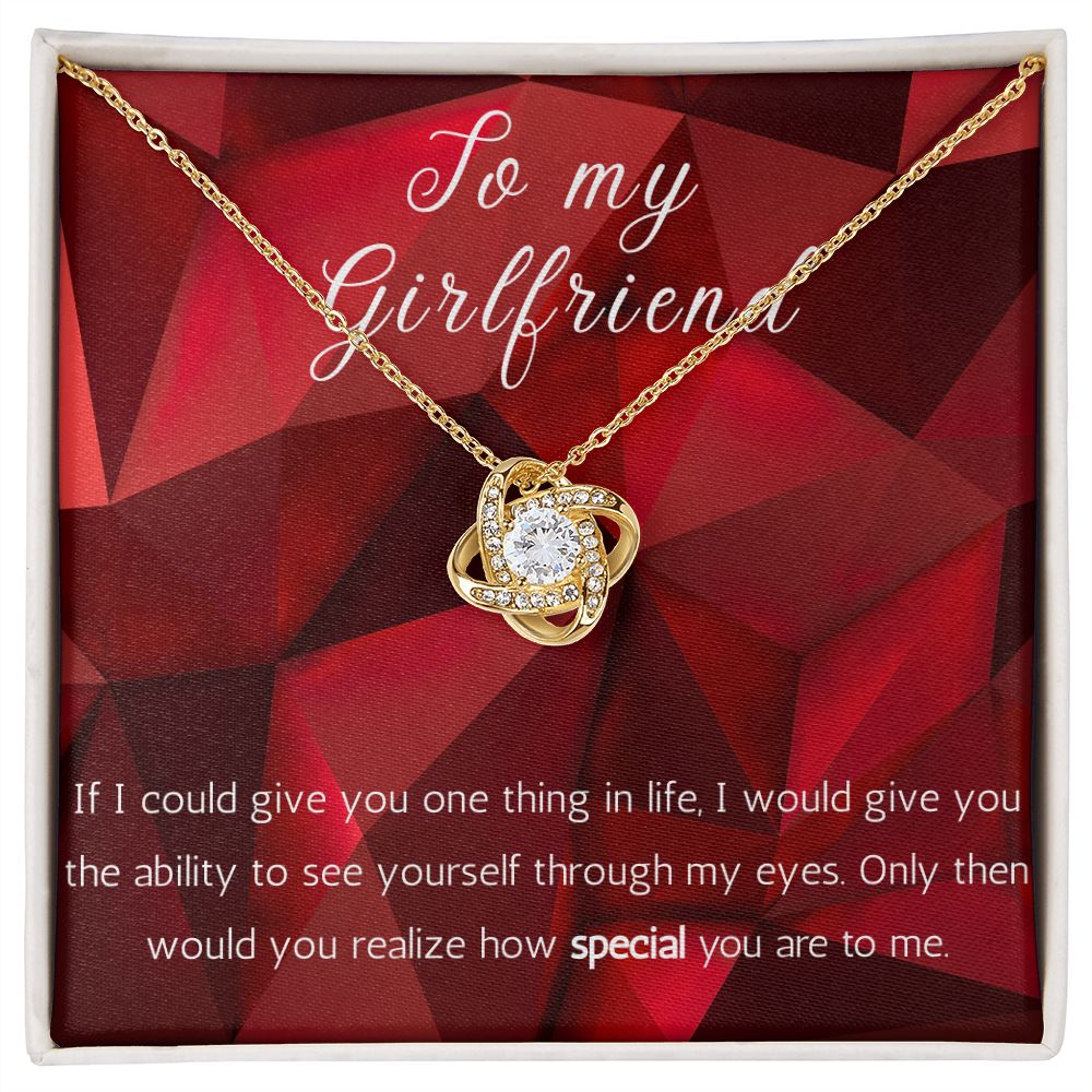 To My Girlfriend Gift Necklace, Valentines Day Gift Necklace, Necklace For Girlfriend, Girlfriend Jewelry, Girlfriend anniversary